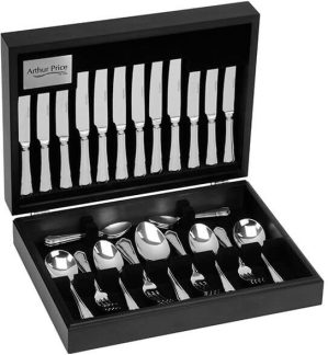 Arthur Price Classic Dubarry 58 Piece Cutlery Canteen FREE Extra Eight Tea Spoons