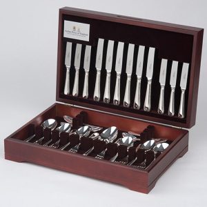 Arthur Price of England Britannia Sovereign Stainless Steel 44 Piece Canteen FREE Six Tea Spoons