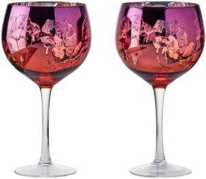 Artland Set of 2 Bloom Gin Glasses