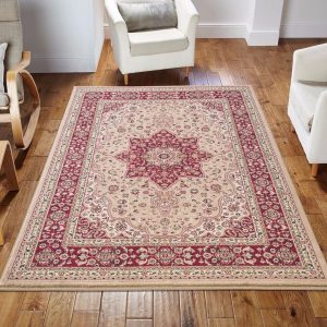 Astoria Grand Glenaire Beige Color Traditional Rug Attractive Look white 160.0 W x 1.2 D cm
