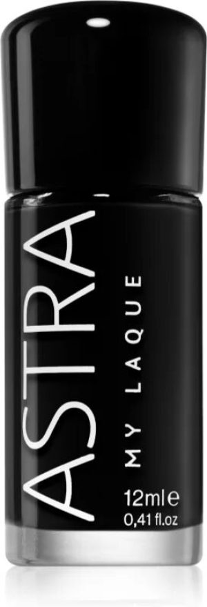 Astra Make-up My Laque 5 Free long-lasting nail polish shade 45 Super Black 12 ml