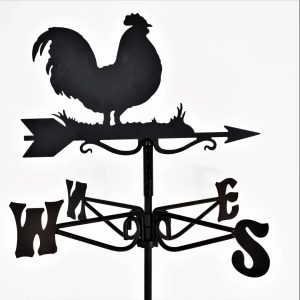 August Grove Reavis Weathervane black 47.5 H x 38.0 W x 0.2 D cm