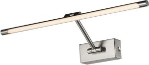 Azzardo Davinci 1 Light LED Wall Mounted Picture Light gray 5.5 H x 48.0 W x 19.0 D cm