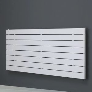 Belfry Heating Andrew Horizontal Designer Radiator gray 59.5cm H x 180cm W x 8.6cm D