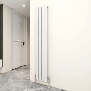 Belfry Heating Bonilla Vertical Flat Panel Radiator gray 180.0 H x 27.2 W cm