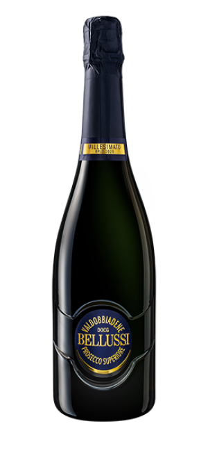 Bellussi Prosecco Valdobbiadene Superiore DOCG Millesimato Brut 2020 - Country: Italy - Capacity: 0.75