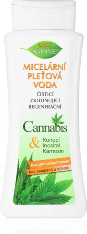 Bione Cosmetics Cannabis cleansing and makeup-removing micellar water 255 ml