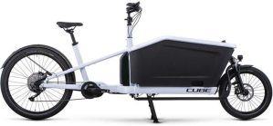 Cube Cargo Sport Dual Hybrid 500 - Electric Cargo Bike - 2023 - Flashwhite / Black