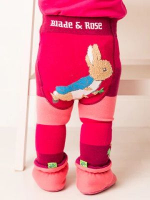 Blade & Rose UK Blade & Rose   Peter Rabbit Autumn Leaf Leggings   Unisex Leggings For Babies & Toddlers   Sizes 0-4 Years