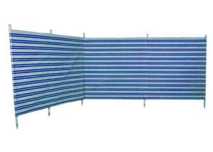 Blue Diamond striped windbrEak 3.6 x 1.37 meters blue