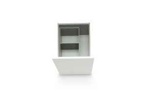 Blum AMBIA-LINE Organiser Steel, Depth 372 mm, Width 218 mm, Orion Grey
