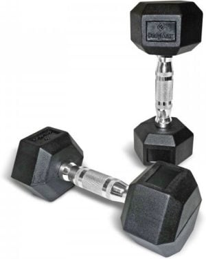 BodyMax Rubber Hex Dumbbell Sets New 2x 42.5 kg