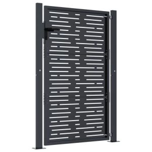 Brayden Studio Ammadas Metal Gate 130.0 H x 105.0 W cm