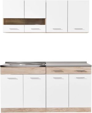 Brayden Studio Natoya Kitchen Pantry white