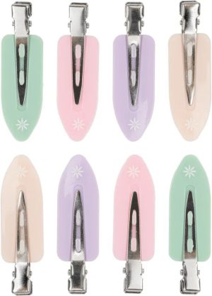 Brushworks No Crease Clips hair pins Pastel
