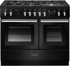 Rangemaster PROPL100FXDFFGB/C Professional + FX 100 Dual Fuel Range Cooker Black
