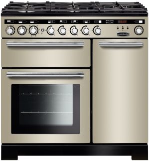 Rangemaster EDL90DFFIV/C Encore Deluxe 90 Dual Fuel Ivory/Chrome
