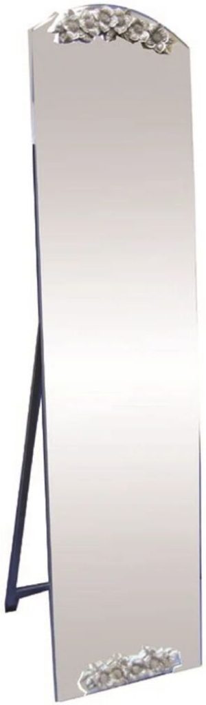 ClassicLiving Shippensburg Resin Framed Freestanding Cheval in Silver 160.0 H x 40.0 W x 5.0 D cm
