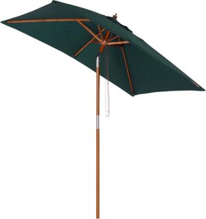 Dakota Fields Brittanee 2m X 1.5m Rectangular Traditional Parasol 235.0 H x 200.0 W x 150.0 D cm