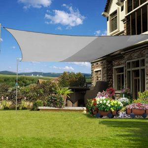 Dakota Fields Dunnom 5m x 4m Rectangular Shade Sail 5.0 W x 4.0 D cm