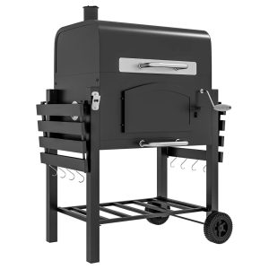 Dakota Fields Eilidh 124cm W Charcoal Grill gray 112.0 H x 124.0 W x 66.0 D cm