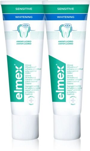 Elmex Sensitive Whitening toothpaste for naturally white teeth 2x75 ml