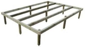 Empire Sheds Ltd 9 ft. W x 3 ft. D Timber Shed Base 8.0 H x 269.0 W x 89.0 D cm