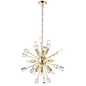 Etta Avenue Vanesa 9-Light Sputnik Chandelier yellow