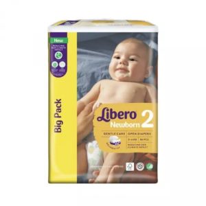 Fraldas Libero Newborn 2 Big Pack 3-6kg x86