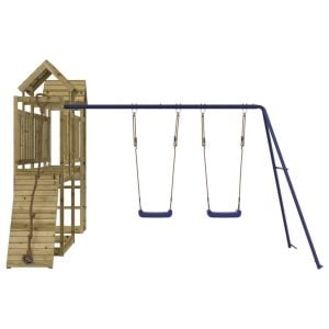 Freeport Park Gardea Playhouse brown 214.0 H x 339.0 W x 314.0 D cm