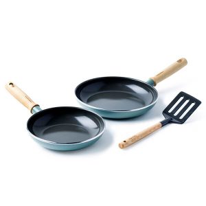 GreenPan Mayflower Non-Stick 20cm & 24cm Frying Pan Set with Spatula