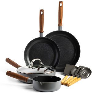 GreenPan Mayflower Pro Non-Stick 9pc set Charcoal Grey