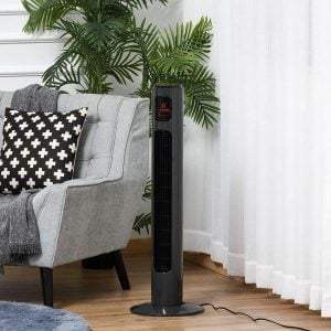 HOMCOM McKinney 96cm Oscillating Tower Fan 96.0 H x 32.0 W x 32.0 D cm