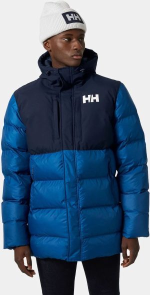 Helly Hansen Men's Active Puffy Long Jacket Blue S - Deep Fjord Blue - Male