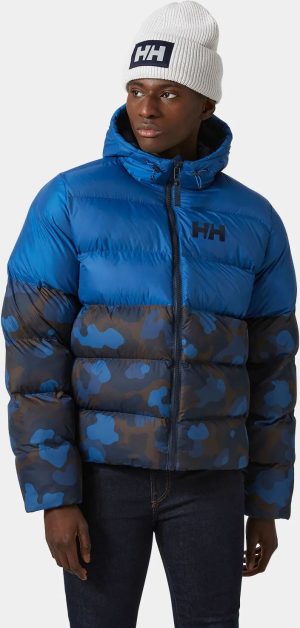 Helly Hansen Men's Active Warm Puffy Jacket Blue L - Deep Fjord Blue - Male