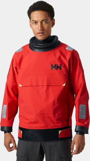 Helly Hansen Men's Aegir Race Light Smock 2.0 Red S - Alert Red - Male