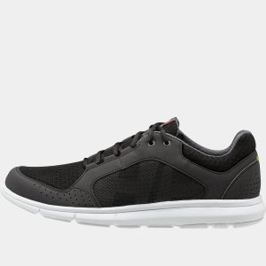 Helly Hansen Men's Ahiga V4 Hydropower Lightweight Deck Sneakers Black 9.5 - Jet Blackw Black - Male