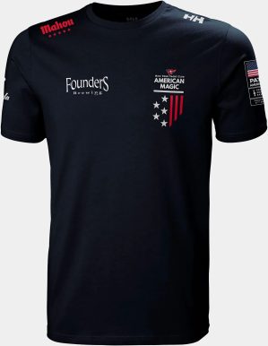 Helly Hansen Men's American Magic Cotton T-Shirt Navy XL - Navy Blue - Male