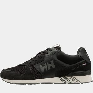 Helly Hansen Men's Anakin Leather Suede Heritage Sneaker Black 10 - Black Ebo - Male