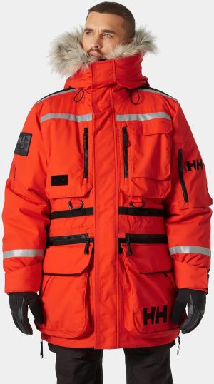 Helly Hansen Men's Arctic Patrol Modular Parka 2.0 Orange M - Patrol Oran Orange - Male