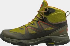 Helly Hansen Men's Cascade Mid Low-Cut Helly Tech Boots Green 7.5 - Neon Moss Green - Male