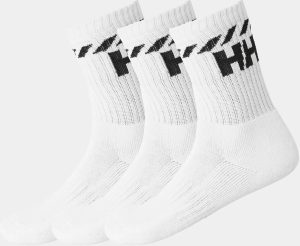 Helly Hansen Men's Cotton Sport Socks 3PK White 39-41 - White - Unisex