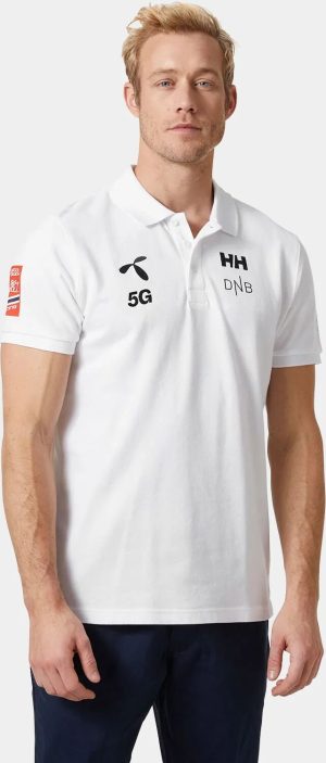 Helly Hansen Men's Crew Cotton Pique Quick-Dry Polo Shirt Navy M - Navy Blue - Male