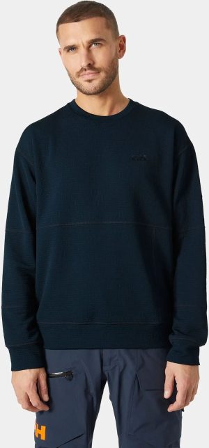 Helly Hansen Men's Evolved Air Crewneck Midlayer Blue 2XL - Midnight Blue - Male
