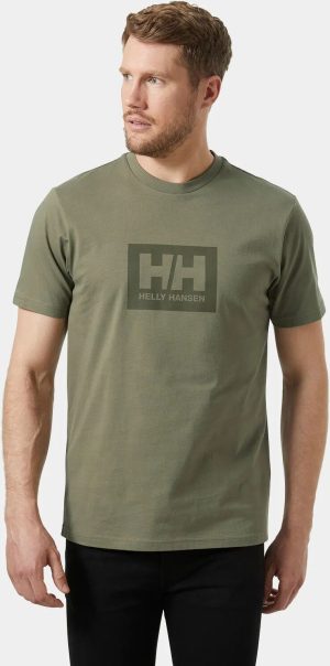 Helly Hansen Men's HH Box Soft Cotton Tshirt Green L - Lav Green - Male