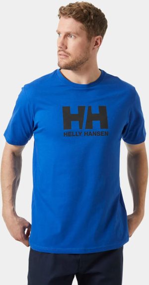 Helly Hansen Men's HH Logo Tshirt Blue M - Cobalt Blue - Male