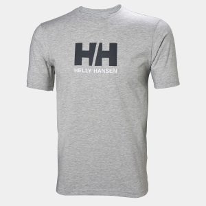 Helly Hansen Men's HH Logo Tshirt Grey S - Grey Melang - Male