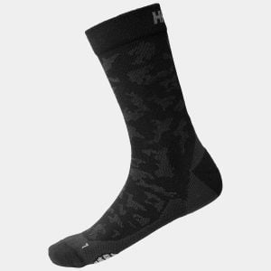 Helly Hansen Trail Crew Socks Black 45-47 - Black - Unisex
