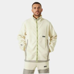 Helly Hansen Unisex YU Fleece Jacket White S - Cream White - Unisex
