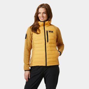 Helly Hansen Women's Arctic Ocean Hybrid Ins Yellow S - Honeycomb Yellow - Female
